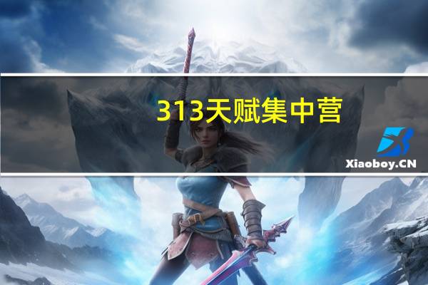 313天赋集中营（3 13天赋集中营）