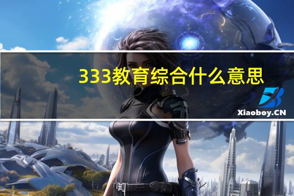 333教育综合什么意思