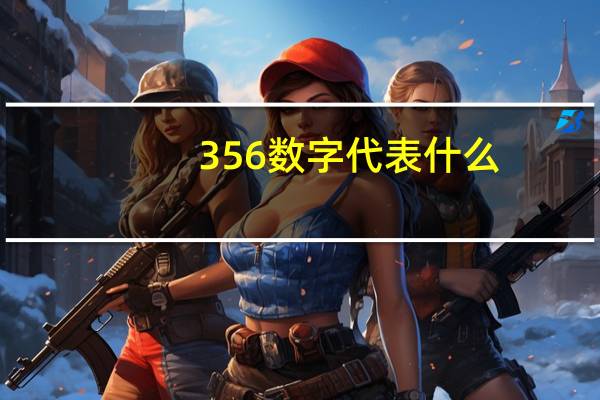 356数字代表什么