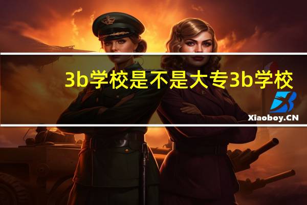 3b学校是不是大专3b学校