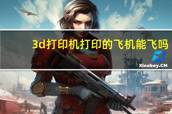 3d打印机打印的飞机能飞吗