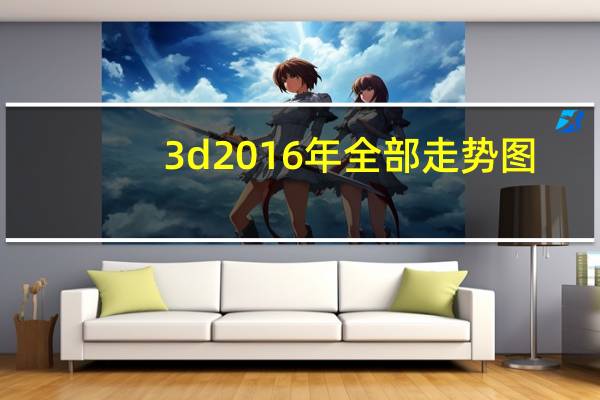 3d2016年全部走势图（3d2016）