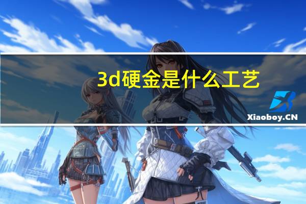 3d硬金是什么工艺