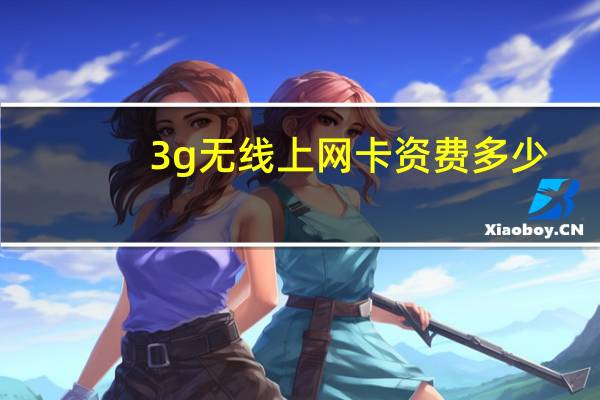 3g无线上网卡资费多少（3g无线上网卡资费）