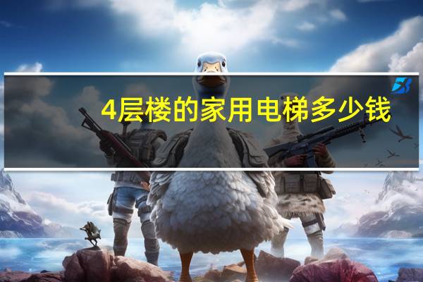4层楼的家用电梯多少钱