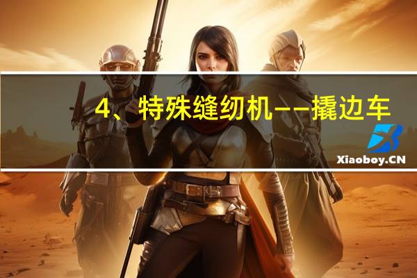 4、特殊缝纫机——撬边车