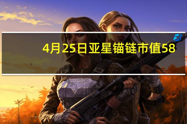 4月25日亚星锚链市值58.91亿 股票行情怎么样 3分钟带你了解