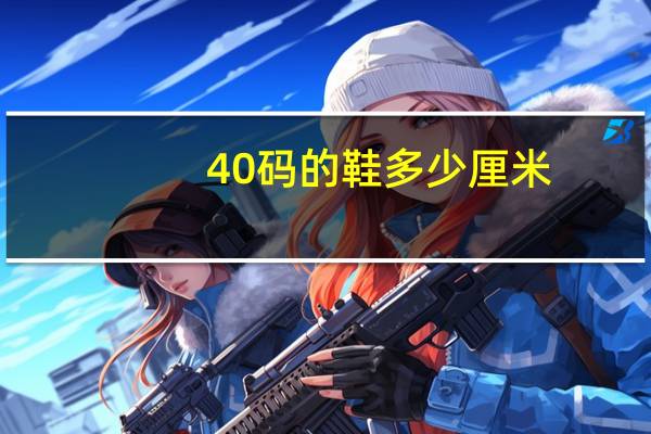 40码的鞋多少厘米
