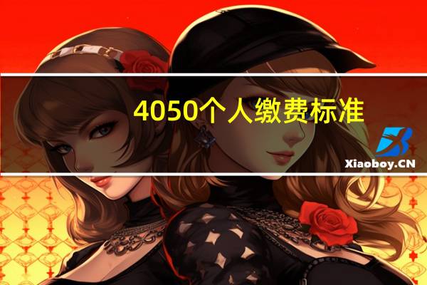 4050个人缴费标准