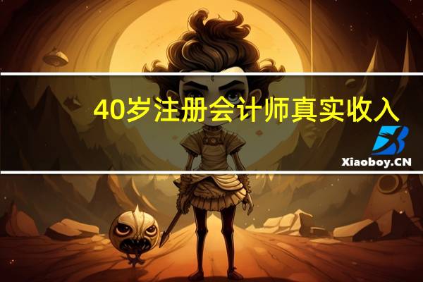40岁注册会计师真实收入