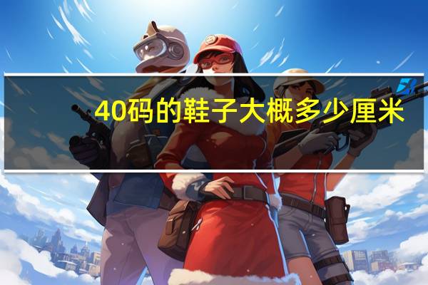 40码的鞋子大概多少厘米