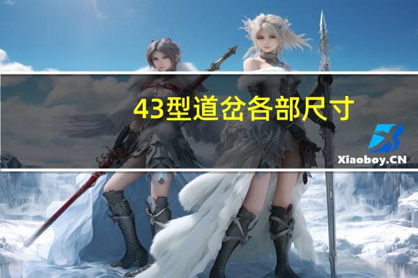 43型道岔各部尺寸