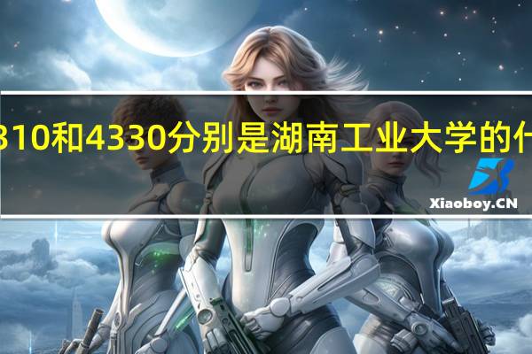 4310和4330分别是湖南工业大学的什么专业