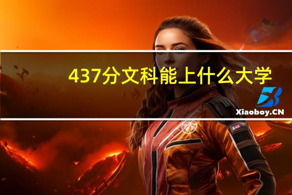 437分文科能上什么大学