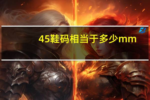 45鞋码相当于多少mm