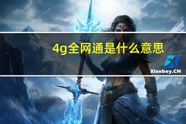 4g 全网通是什么意思