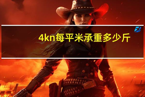 4kn每平米承重多少斤