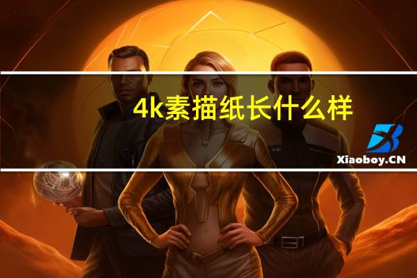 4k素描纸长什么样