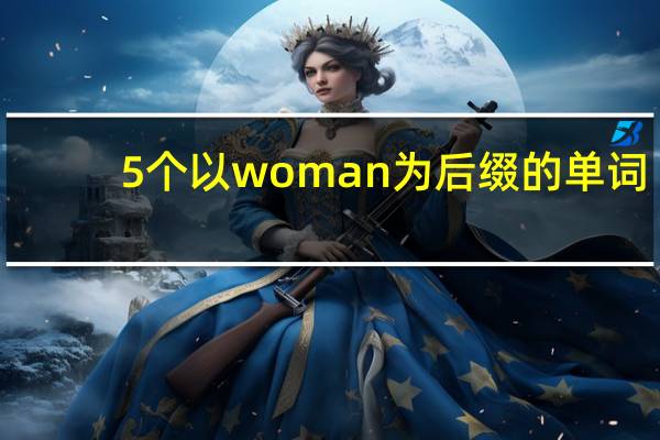 5个以woman为后缀的单词