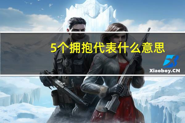 5个拥抱代表什么意思