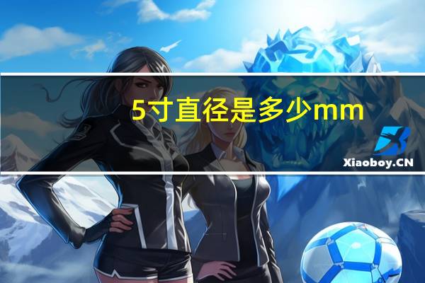 5寸直径是多少mm