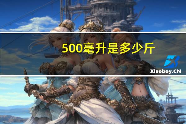 500毫升是多少斤