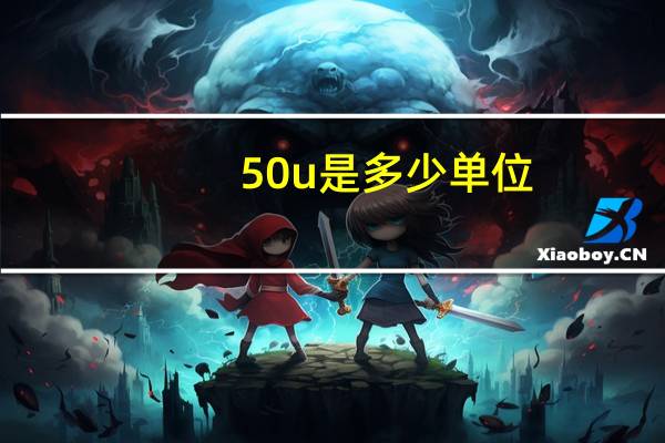 50u是多少单位