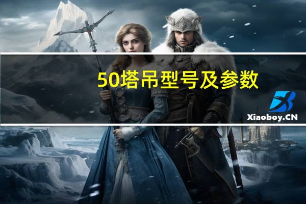 50塔吊型号及参数