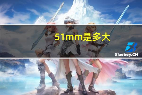 51mm是多大