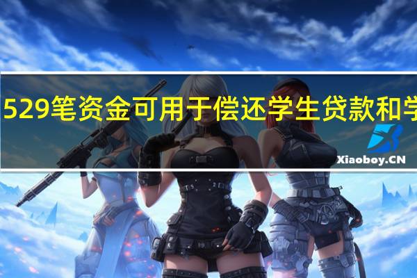 529笔资金可用于偿还学生贷款和学徒制