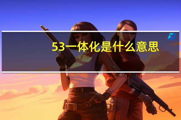 53一体化是什么意思