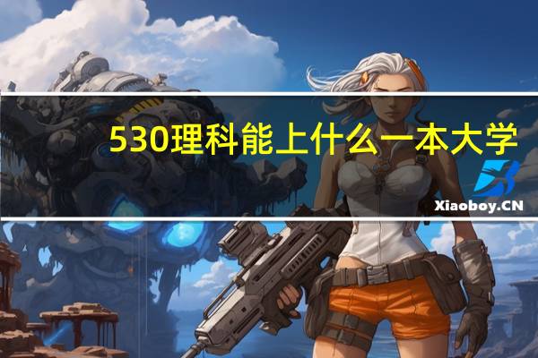 530理科能上什么一本大学