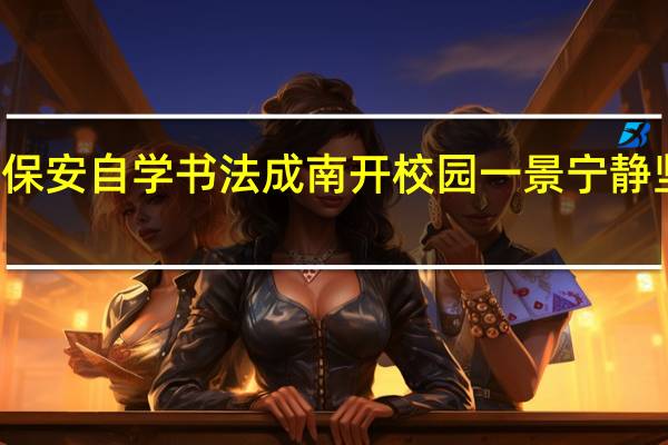 54岁保安自学书法成南开校园一景 宁静坚守获赞誉
