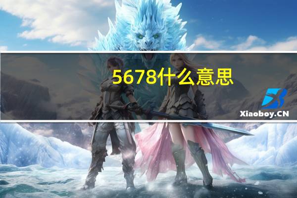 5678什么意思