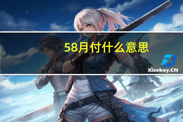 58月付什么意思