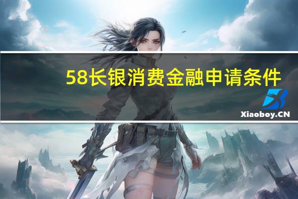 58长银消费金融申请条件