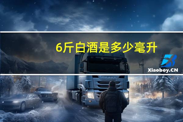 6斤白酒是多少毫升