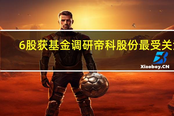 6股获基金调研帝科股份最受关注