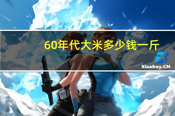 60年代大米多少钱一斤