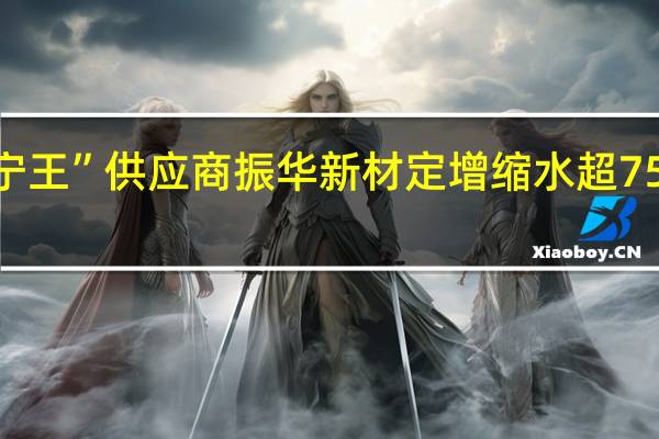 60亿降至14亿 “宁王”供应商振华新材定增缩水超75%！新库存周期将开启？ 到底什么情况嘞