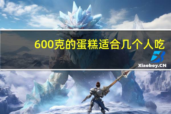 600克的蛋糕适合几个人吃