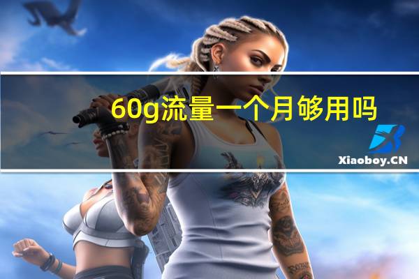 60g流量一个月够用吗