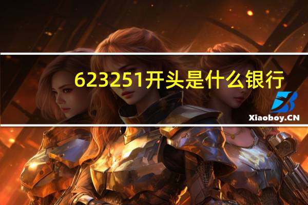 623251开头是什么银行