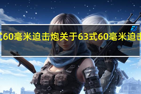 63式60毫米迫击炮 关于63式60毫米迫击炮的介绍