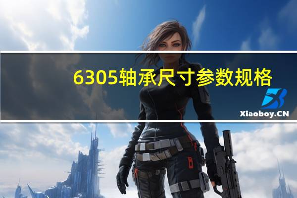 6305轴承尺寸参数规格