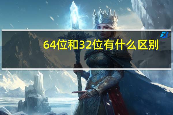 64位和32位有什么区别（64位电脑装32位系统）