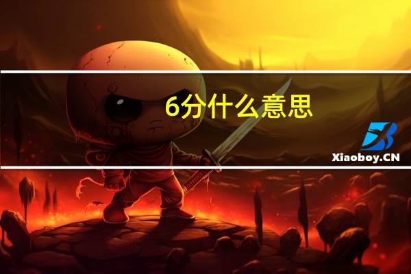 6分什么意思