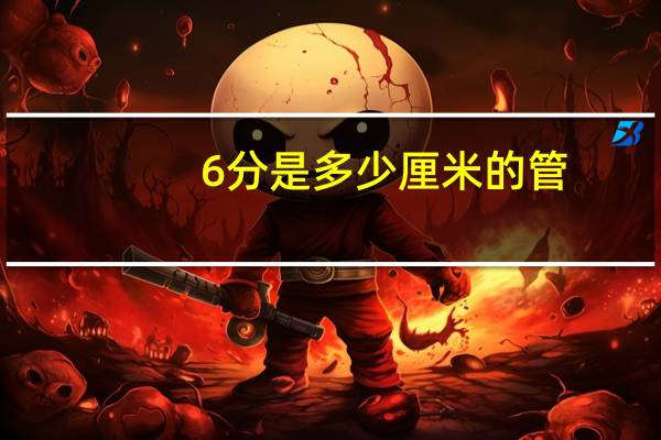 6分是多少厘米的管