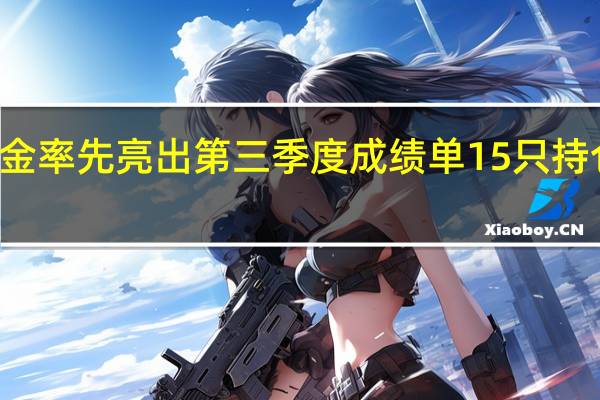 71只基金率先亮出第三季度成绩单 15只持仓比例超90%