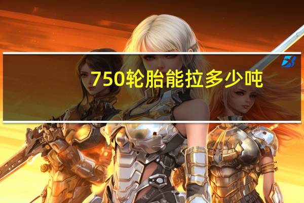 750轮胎能拉多少吨